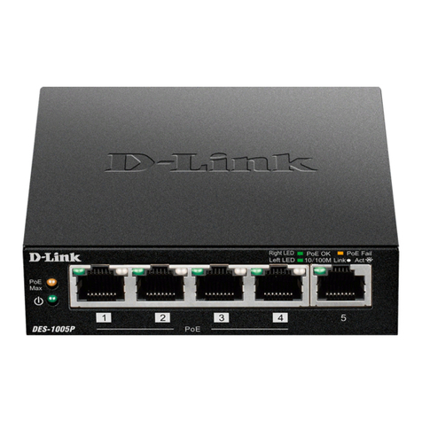D-Link DES-1005P User manual D-Link DES-1005P User manual