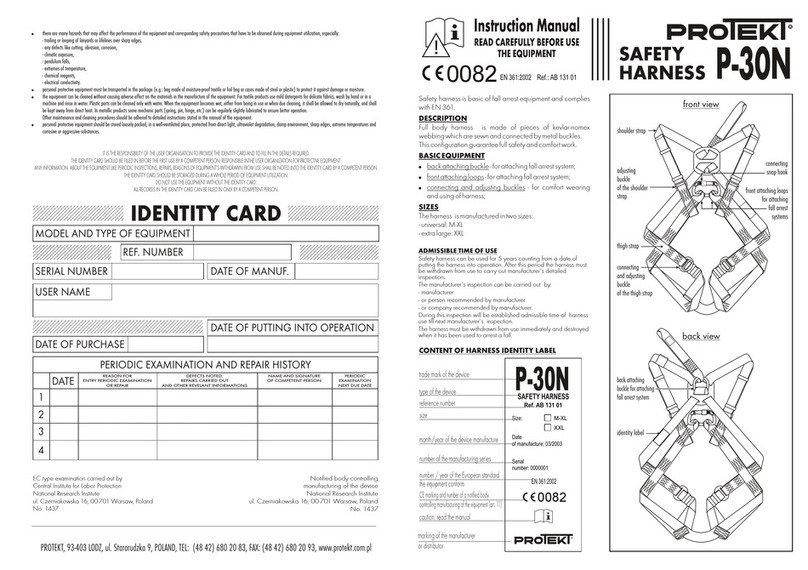 Protekt P-30N instruction manual Protekt P-30N instruction manual