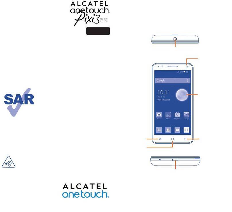 Alcatel One Touch PIXI 3 5025 E User manual
