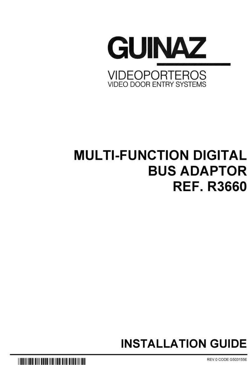Guinaz R3660 installation guide