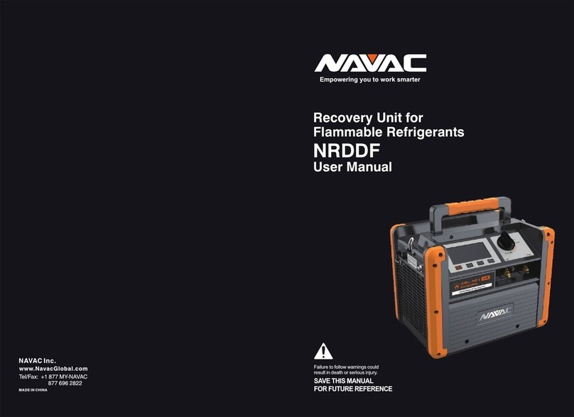 NAVAC Master NRDDF User manual