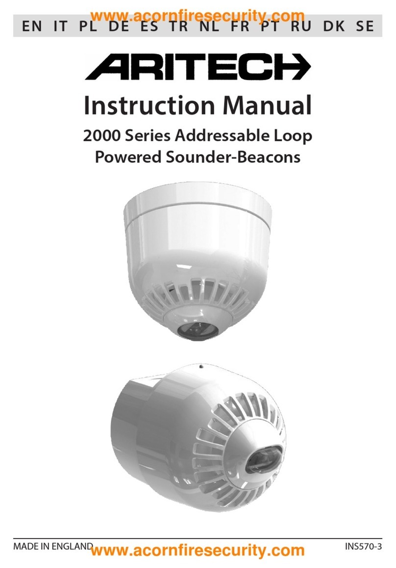 Aritech 2000 Series User manual