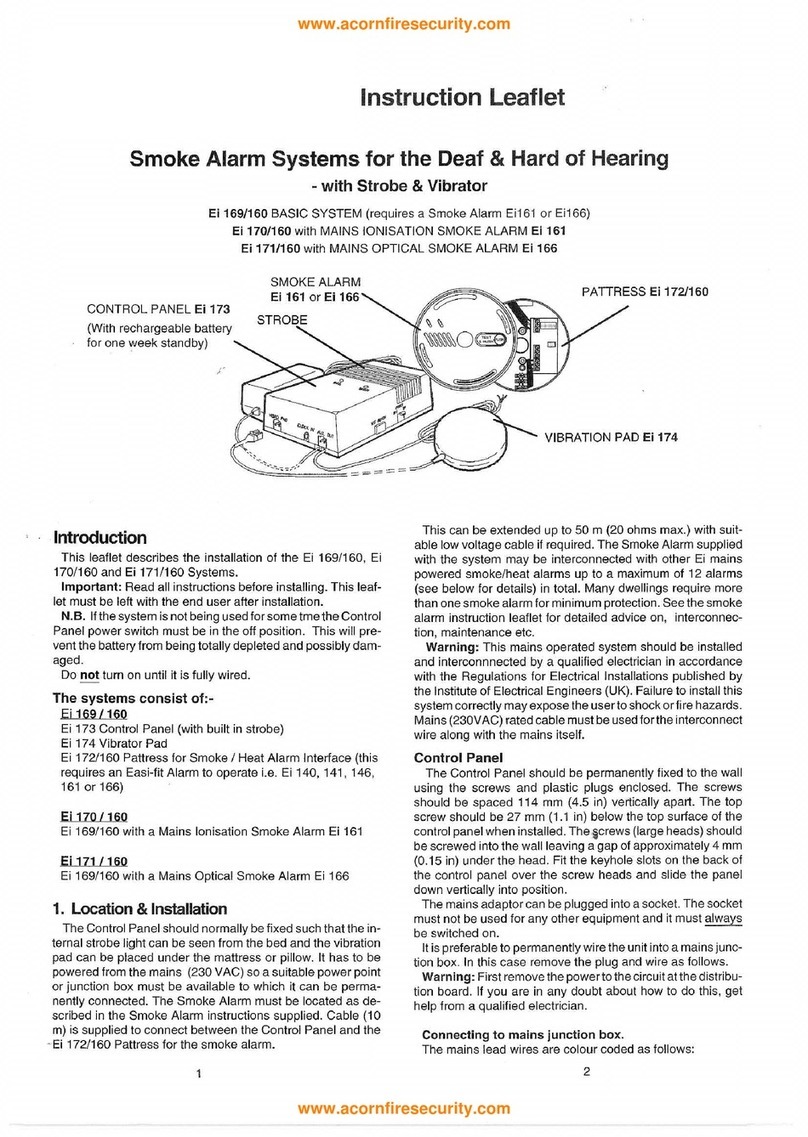 Aico EI169/160 Instruction leaflet