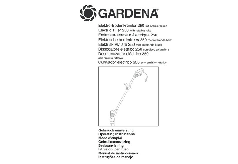 Gardena 250 operating instructions