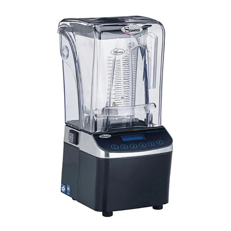Santos BRUSHLESS BLENDER 62 Operating instructions