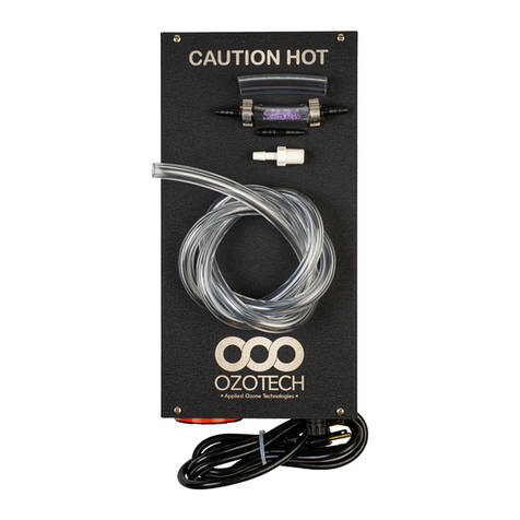 Ozotech IQ20 Operation & installation manual