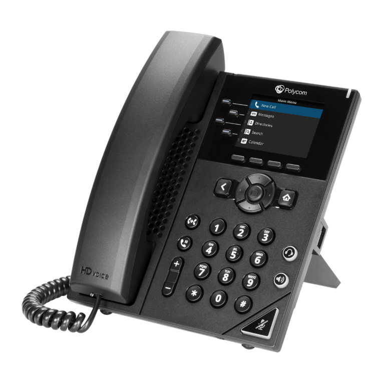 Polycom VVX 250 User manual