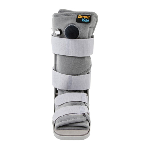 Qmed Air Walking Boot Instructions for use