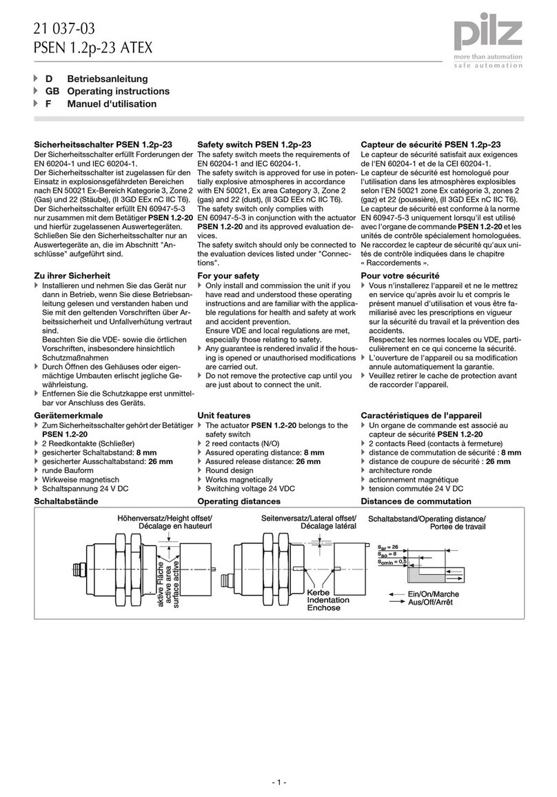 Pilz PSEN 1.2p-23 User manual