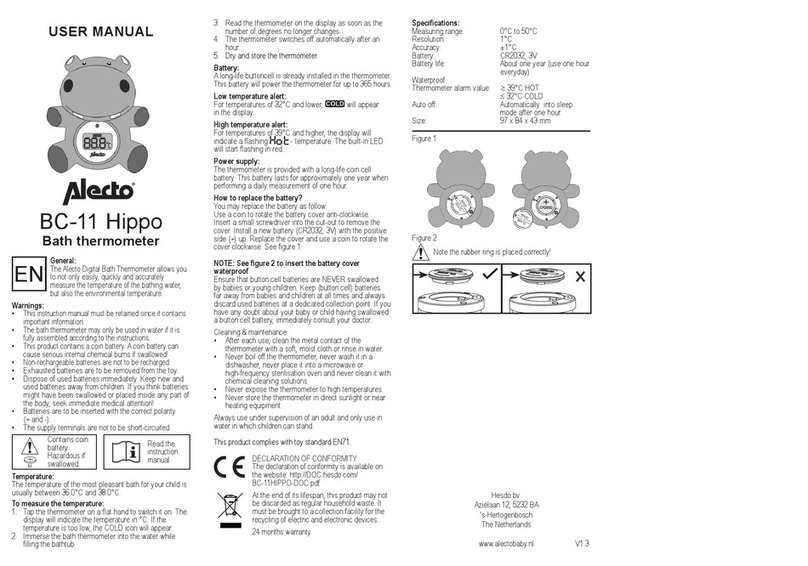 Alecto BC-11 Hippo user manual