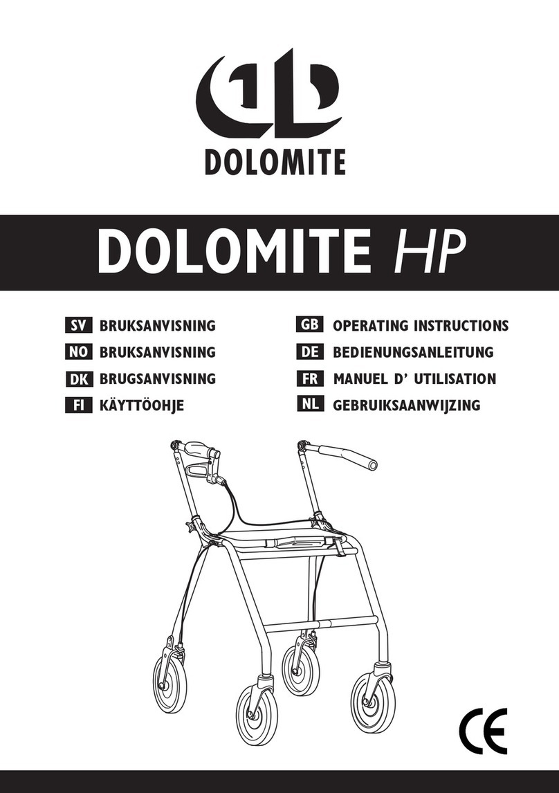 Invacare Dolomite HP User manual