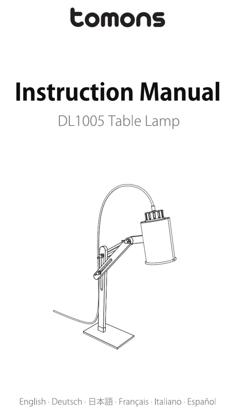 Tomons DL1005 instruction manual