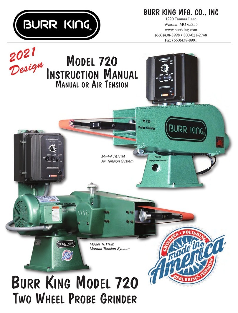 BURR KING 720 User manual