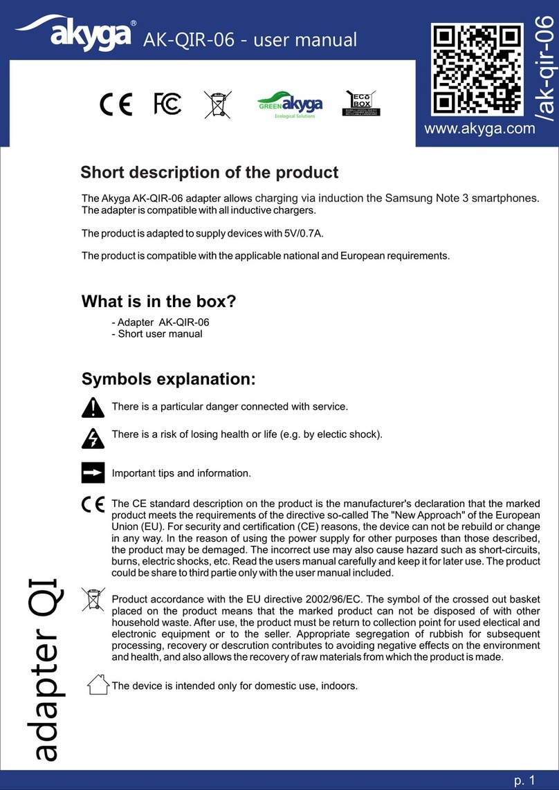 Akyga AK-QIR-06 User manual
