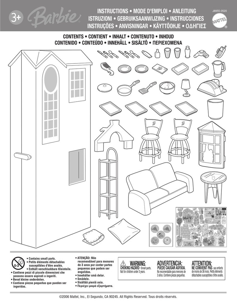 Mattel Barbie J8955 User manual