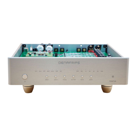 DENAFRIPS PONTUS II DAC owner's manual