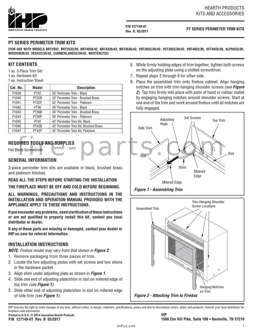 IHP PT Series manual