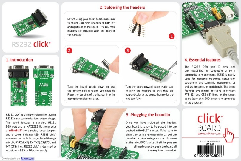 mikroElektronika RS232 click User manual