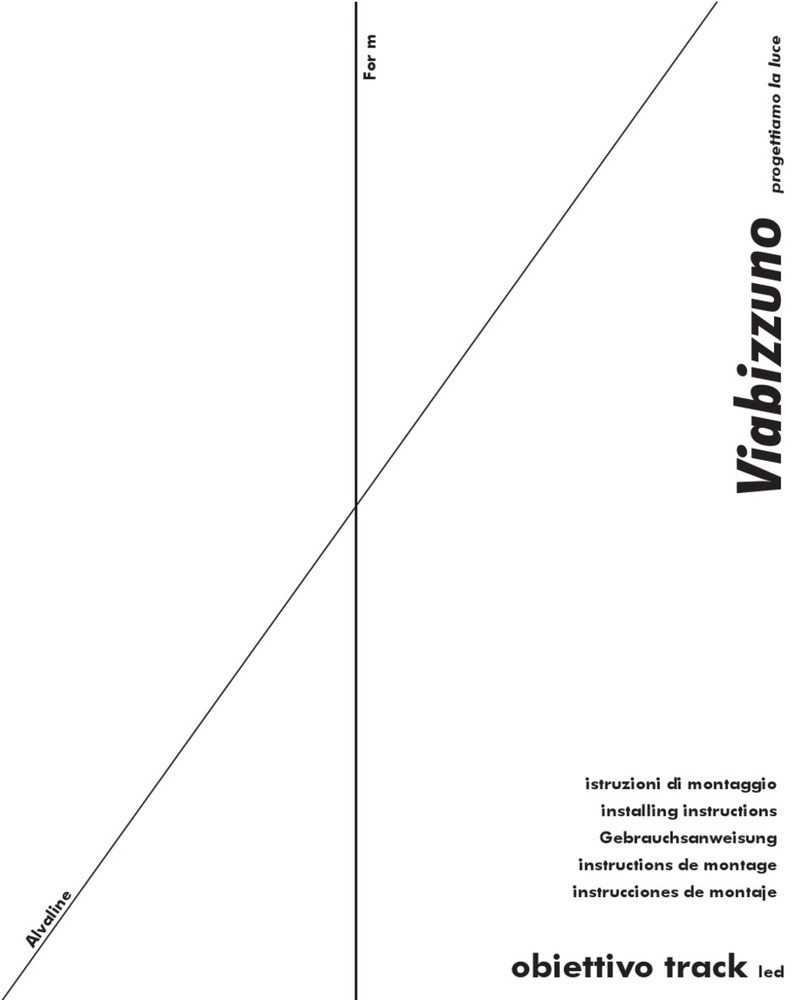 Viabizzuno F7.156.61 installation instructions