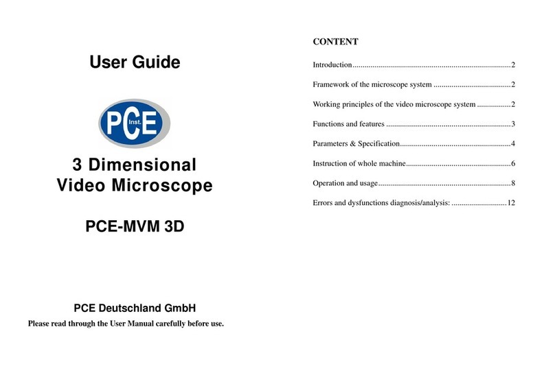 PCE Instruments PCE-MVM 3D User manual