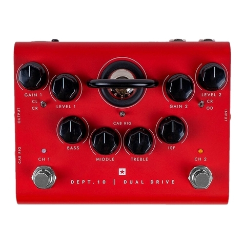 Blackstar Amplification Dept.10 Dual Drive owner's manual
