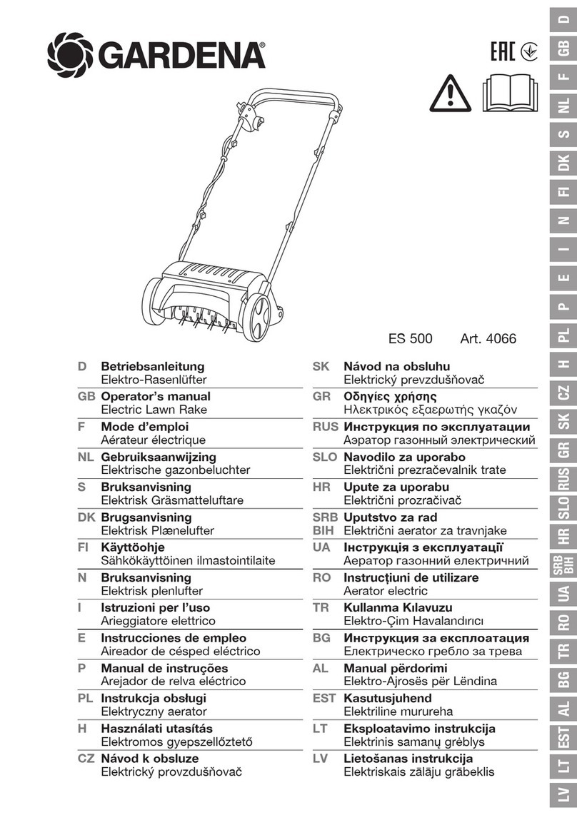 Gardena ES 500 User manual