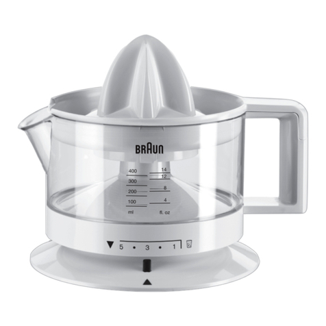 Braun CJ301AI quick start guide