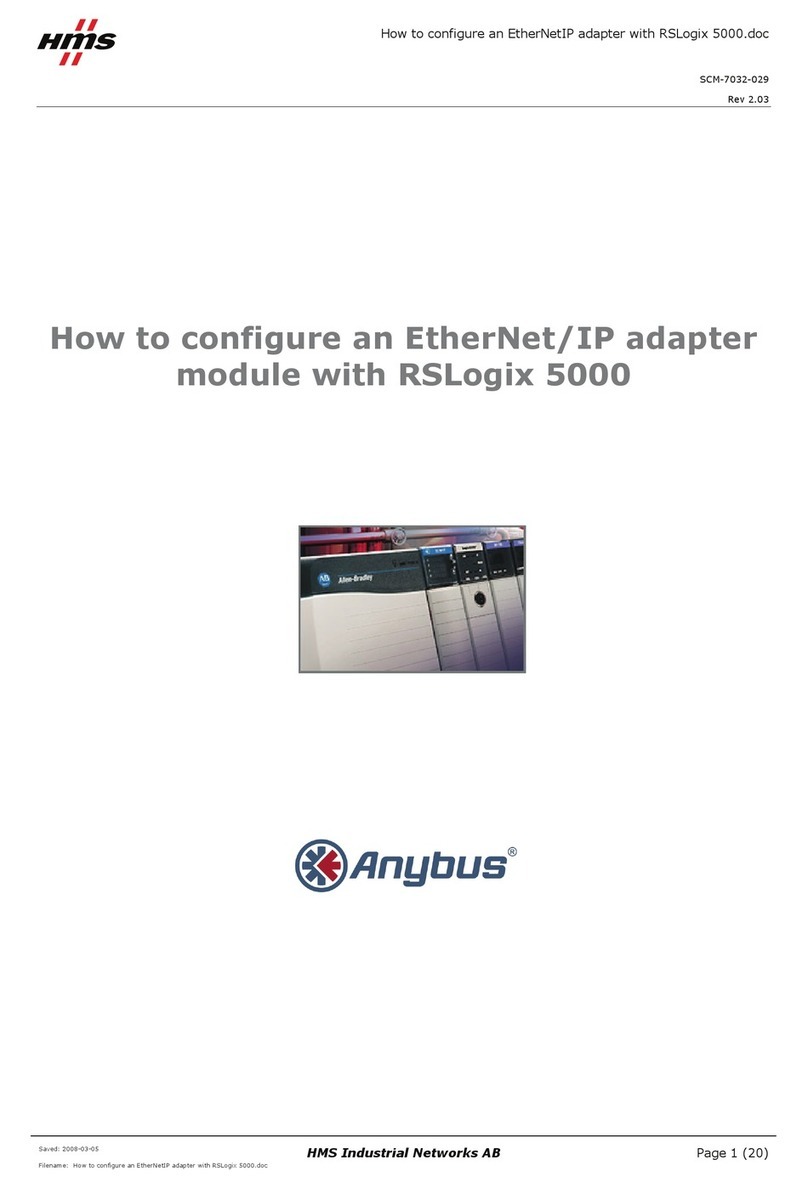 HMS Anybus EtherNet/IP How to configure