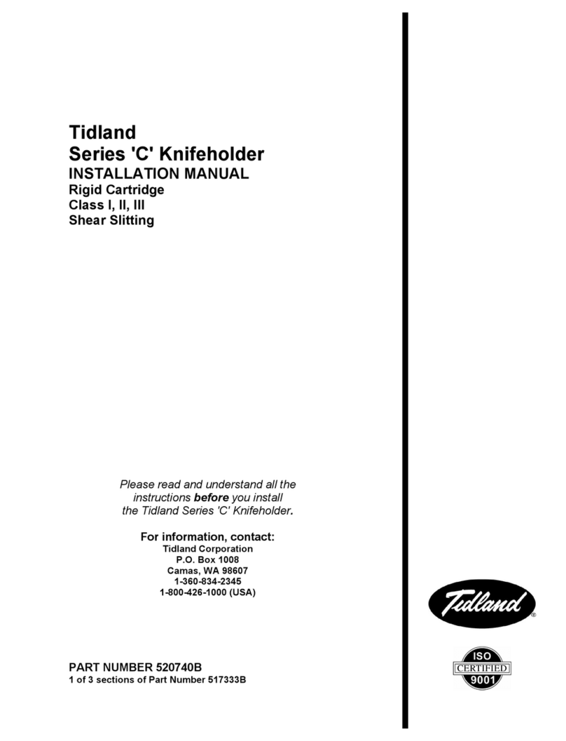 Tidland C Series installation manual
