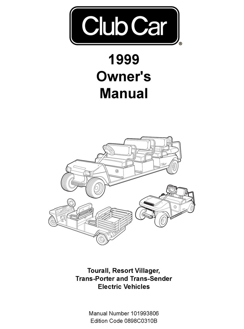 Club Car Tourall 1999 User manual