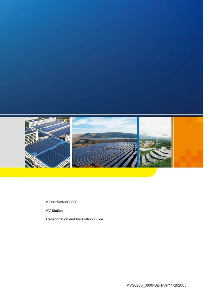 Sungrow MVS6250 Transportation and Installation Guide