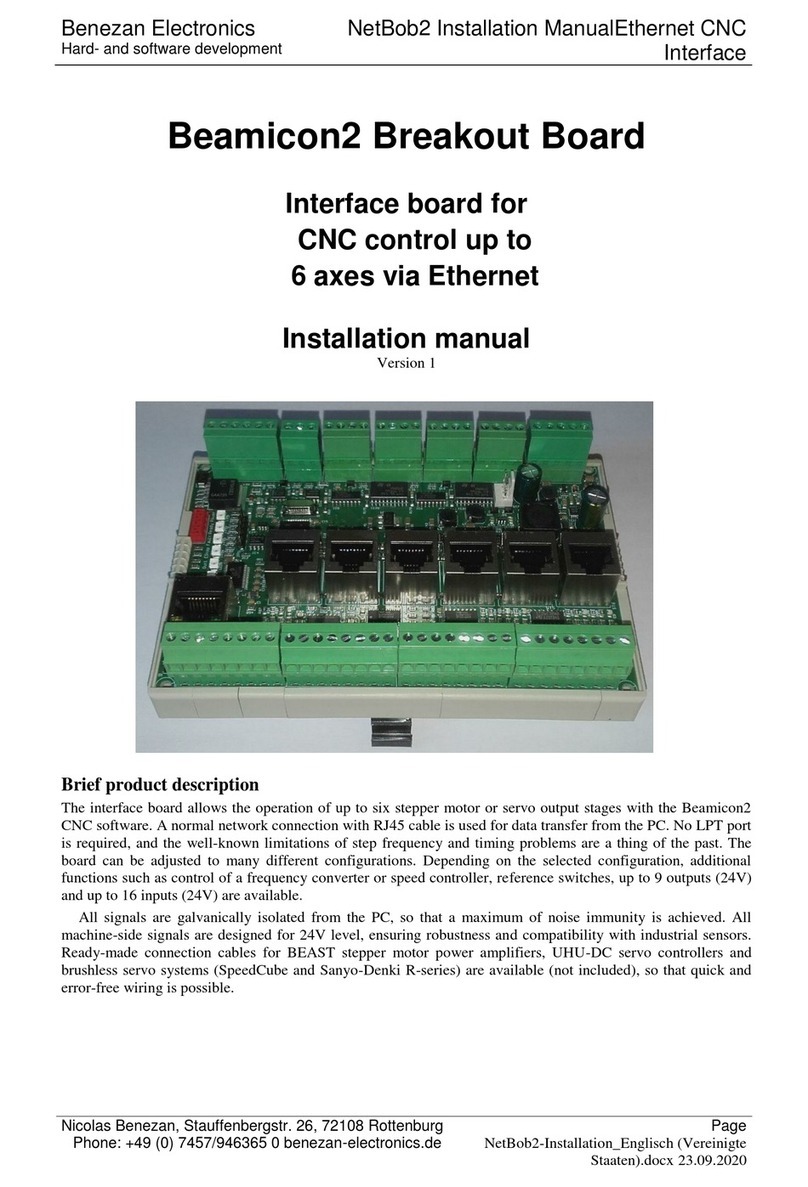 Benezan Electronics NetBob2 installation manual