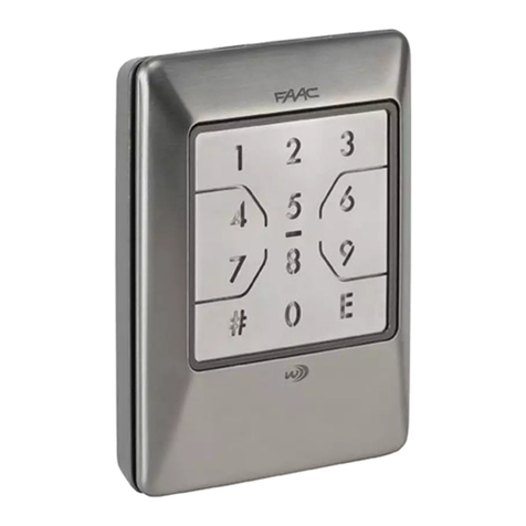 FAAC CENTSYS XKP quick start guide