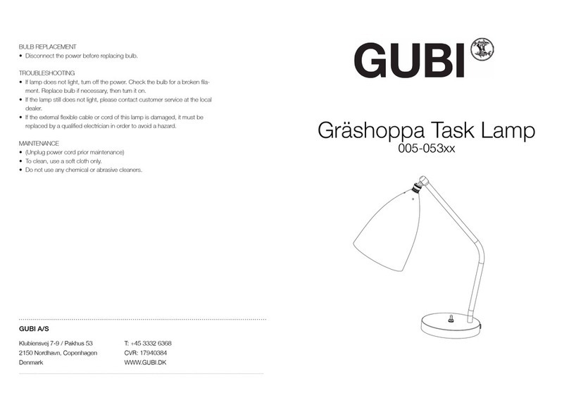 GUBI Gräshoppa quick start guide