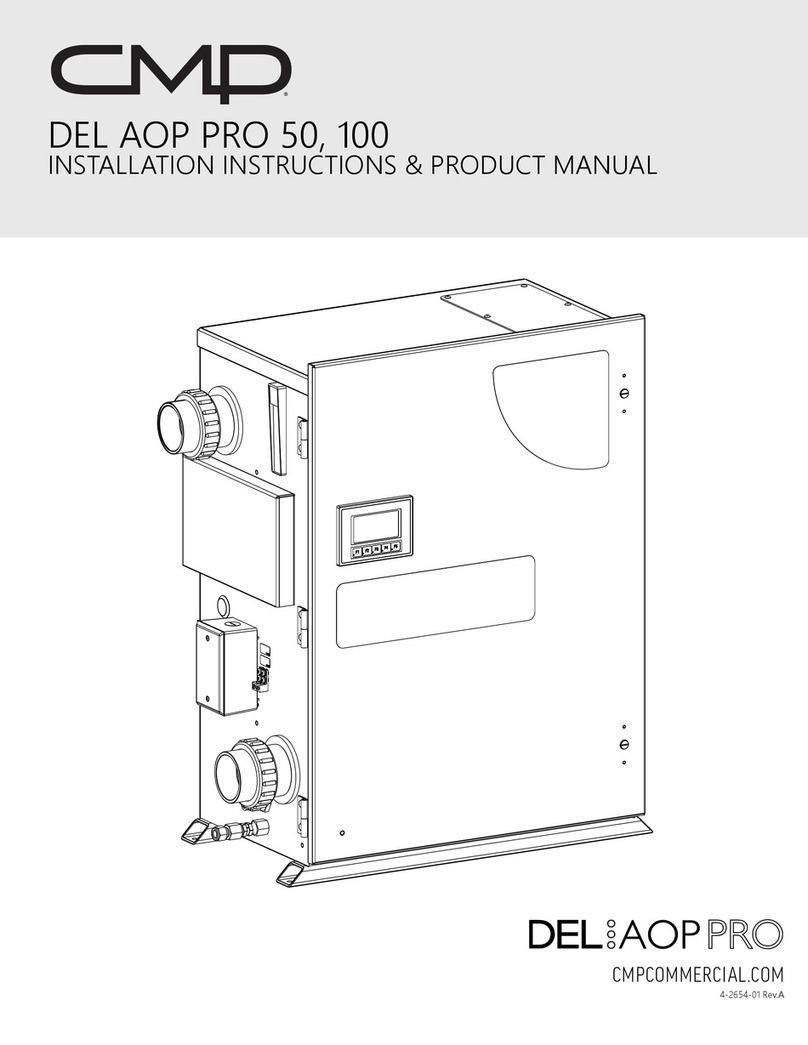 DMP Electronics DEL AOP PRO 50 User manual