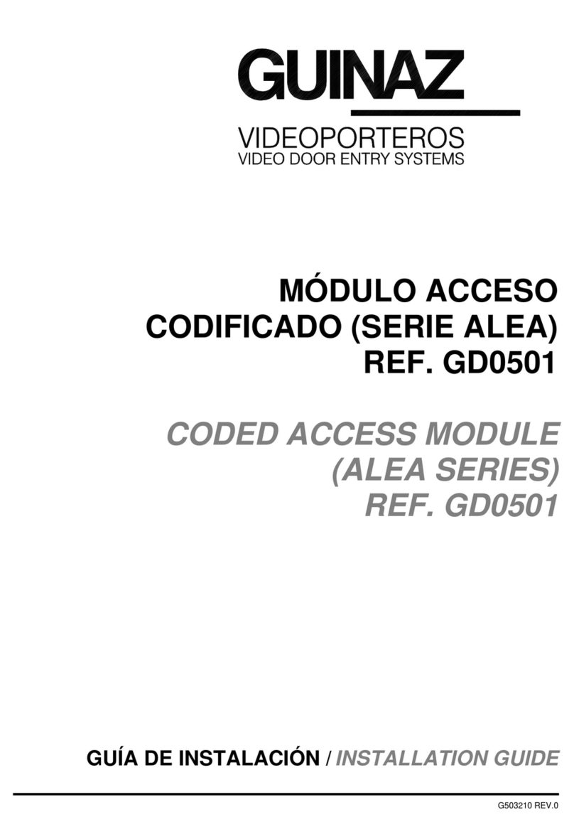 Guinaz GD0501 User manual Guinaz GD0501 User manual