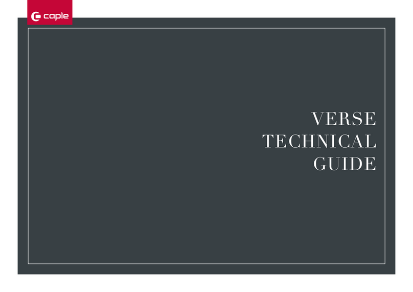 Caple VERSE Quick start guide