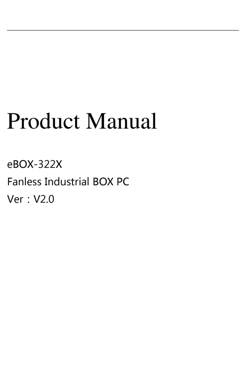 AMI eBOX-322 Series User manual