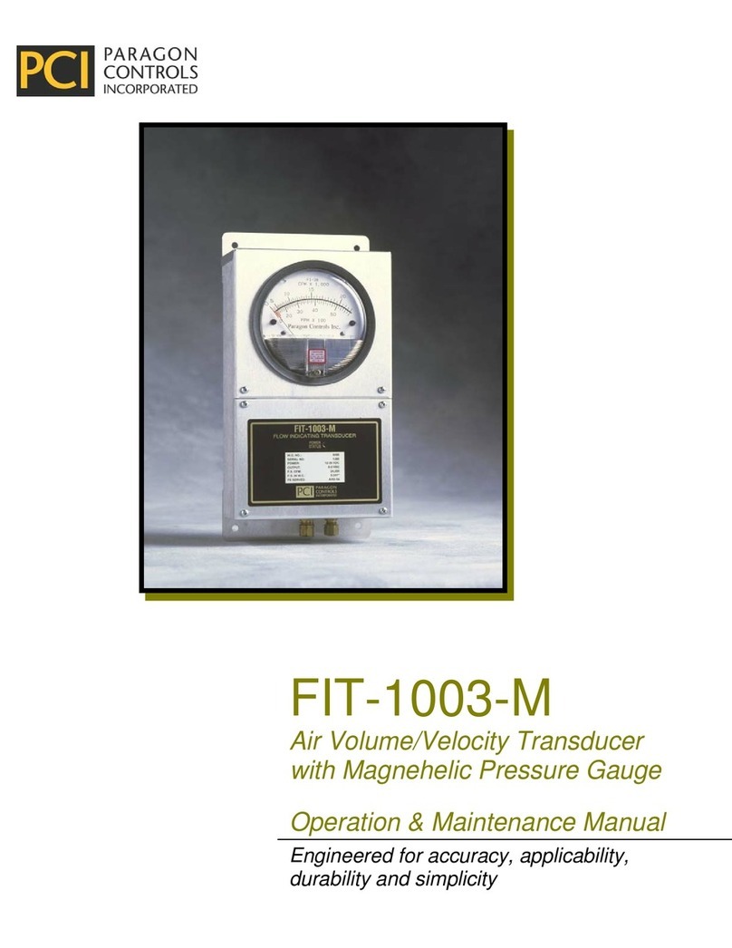 PCI FIT-1003-M Operation & maintenance manual