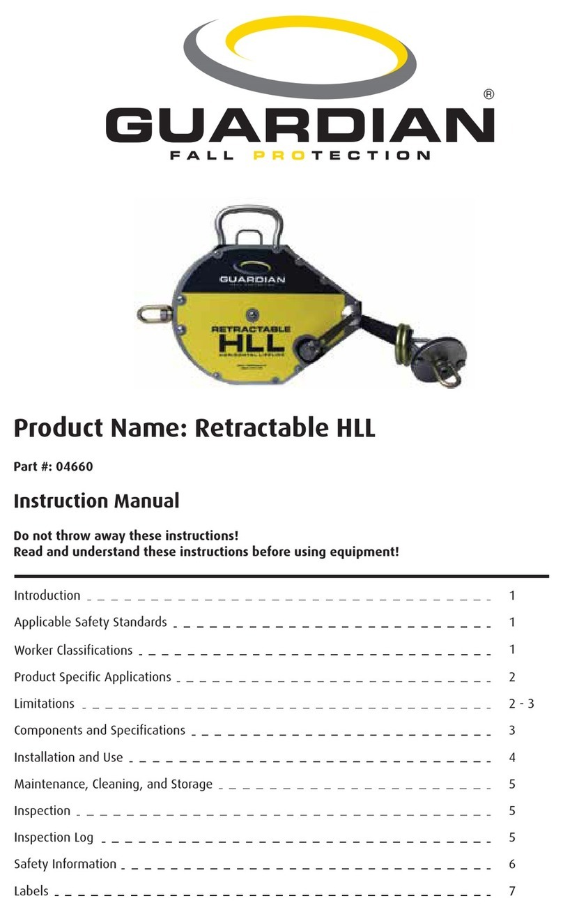 Guardian Retractable HLL instruction manual
