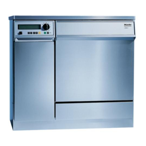 Miele professional G 7835 Operating and installation instructions