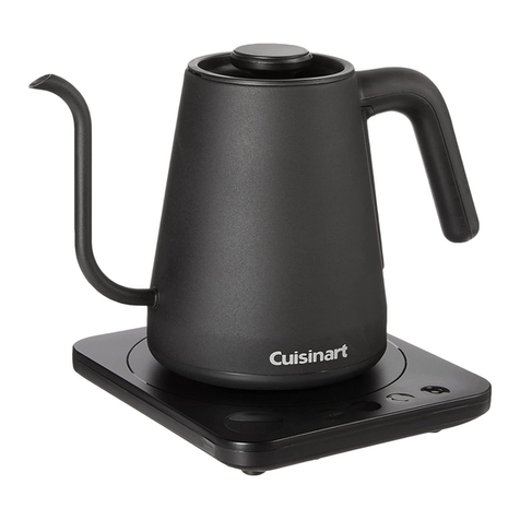 Cuisinart GK-1 Series Service manual