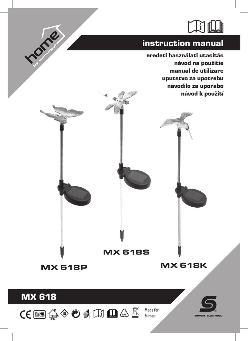 Somogyi Elektronic home MX 618P instruction manual
