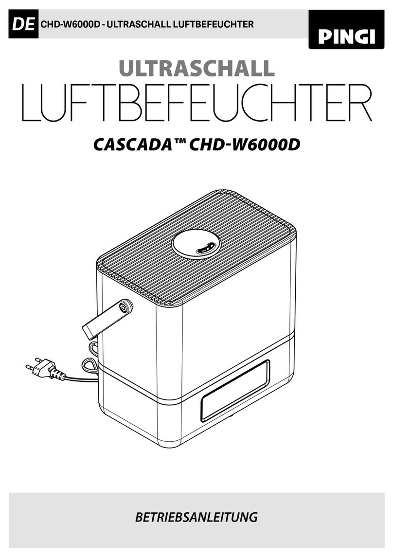 Pingi CASCADA CHD-W6000D User manual