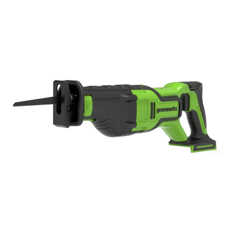 GreenWorks RSG401 User manual