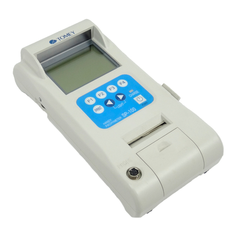 Tomey SP-100 User manual