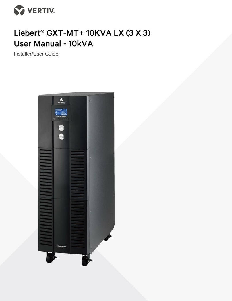 Vertiv Liebert GXT-MT+10KVA User manual