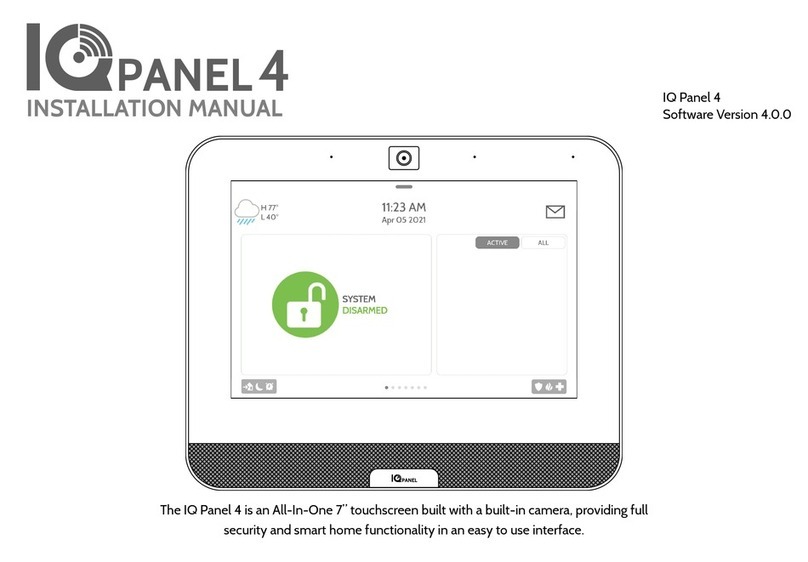 Johnson Controls IQ Panel 4 installation manual