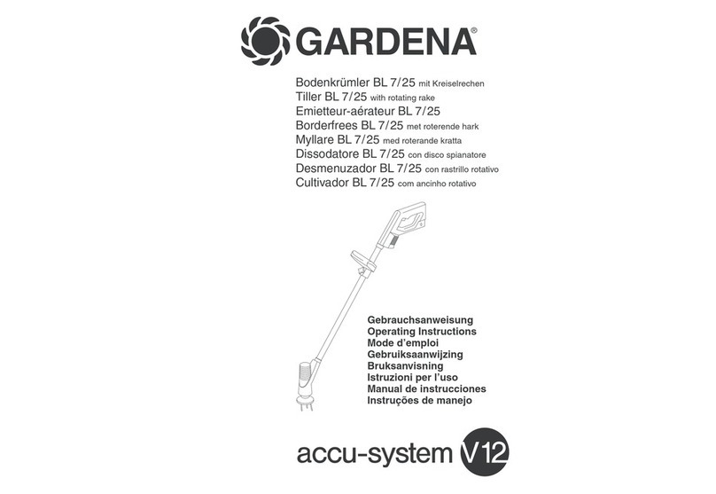 Gardena accu-system BL 7/25 User manual