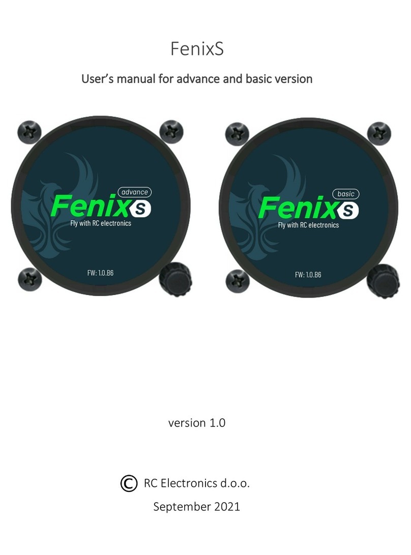 RC Electronics FenixS basic User manual